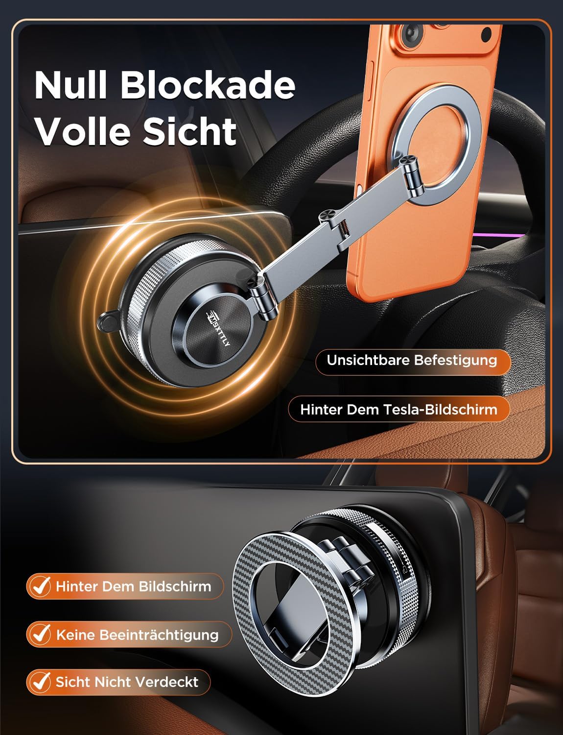 Thumbnail 6 de MSXTTLY Vmag S3 Magnetische Auto‑Handyhalterung