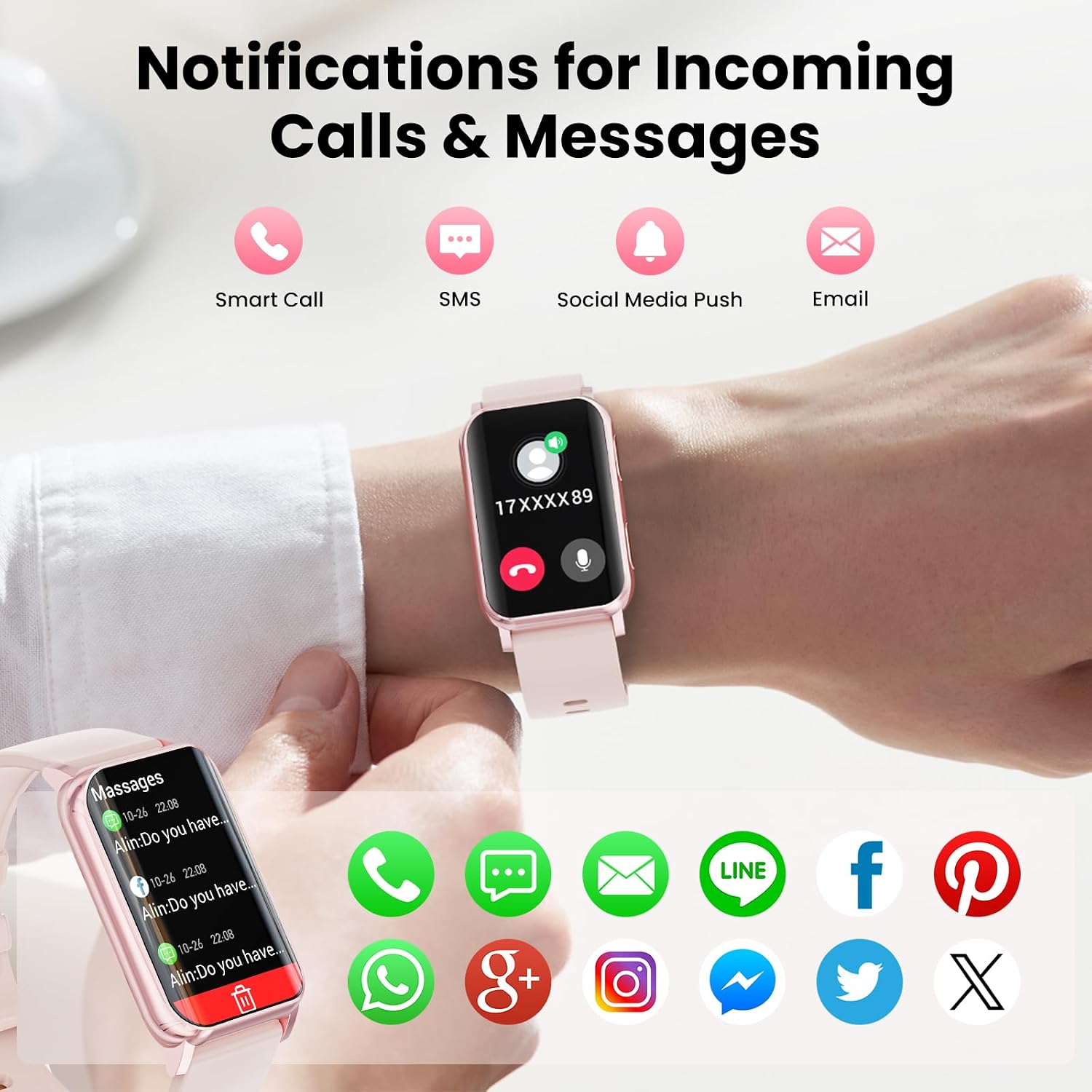 Thumbnail 1 de Mingdaln Smart Watch 1.57" Curved Screen