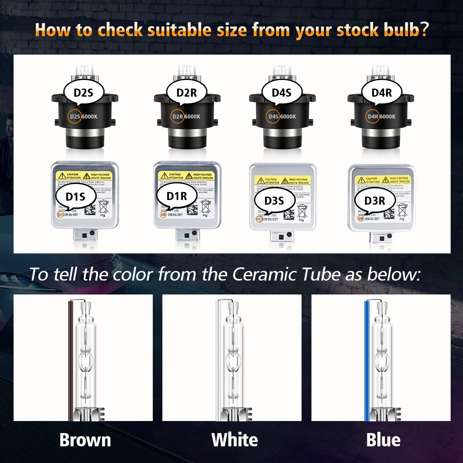 Thumbnail 6 de Asasytal D3S HID Xenon Light Bulbs 4300K – 2x35W 12V Plug-and-Play Replacement