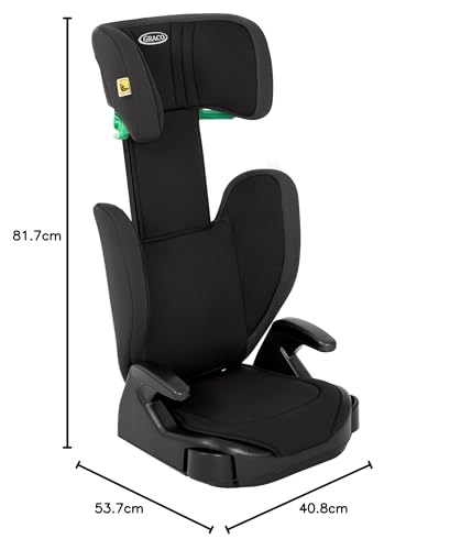 Thumbnail 8 de Graco Junior Maxi i-Size R129 Kindersitz – ca. 3,5–12 Jahre, 100–150 cm, Gewicht ca. 3,4 kg, Midnight Schwarz