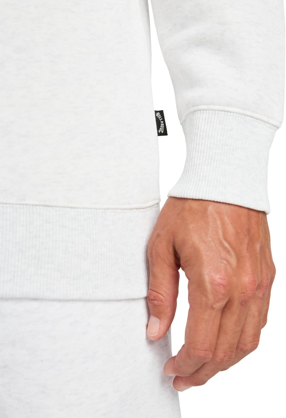 Detalle de BILLABONG Arch CR Sweater Homme — Lot de 1, douceur en coton recyclé et polyester recyclé