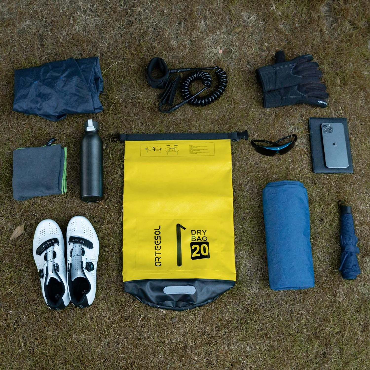 Detalle de Waterproof Dry Bag 5L–30L with Adjustable Shoulder Straps (Dry Sack Rucksack)
