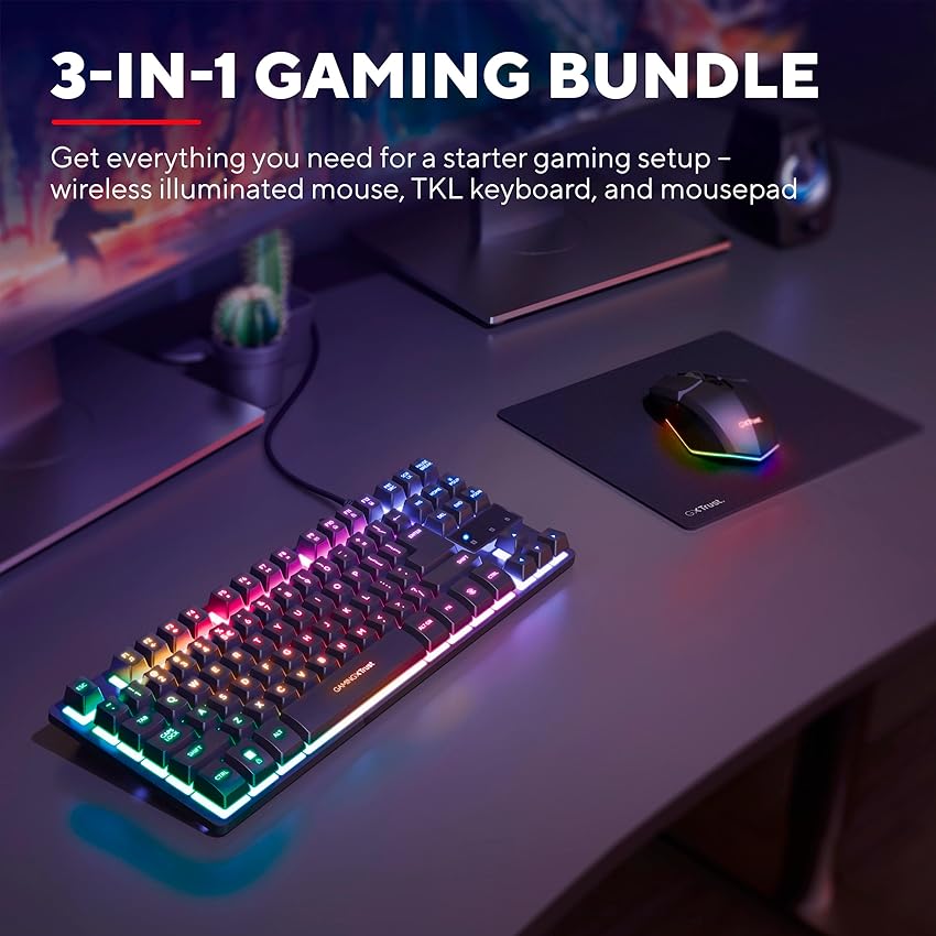 Detalle 2 de Trust GXT 1794 Teclado gaming TKL 80 h autonomía