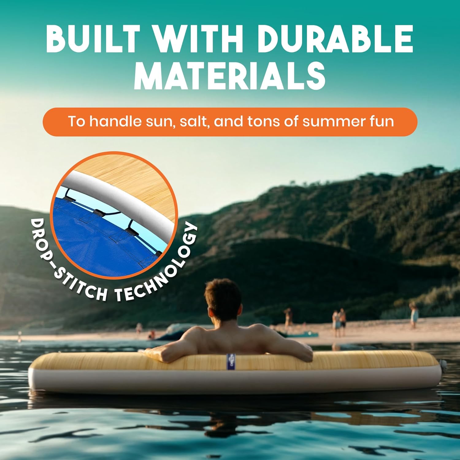 Detalle de Chillbo Inflatable Couch – Unique Designs with No-Pump Setup