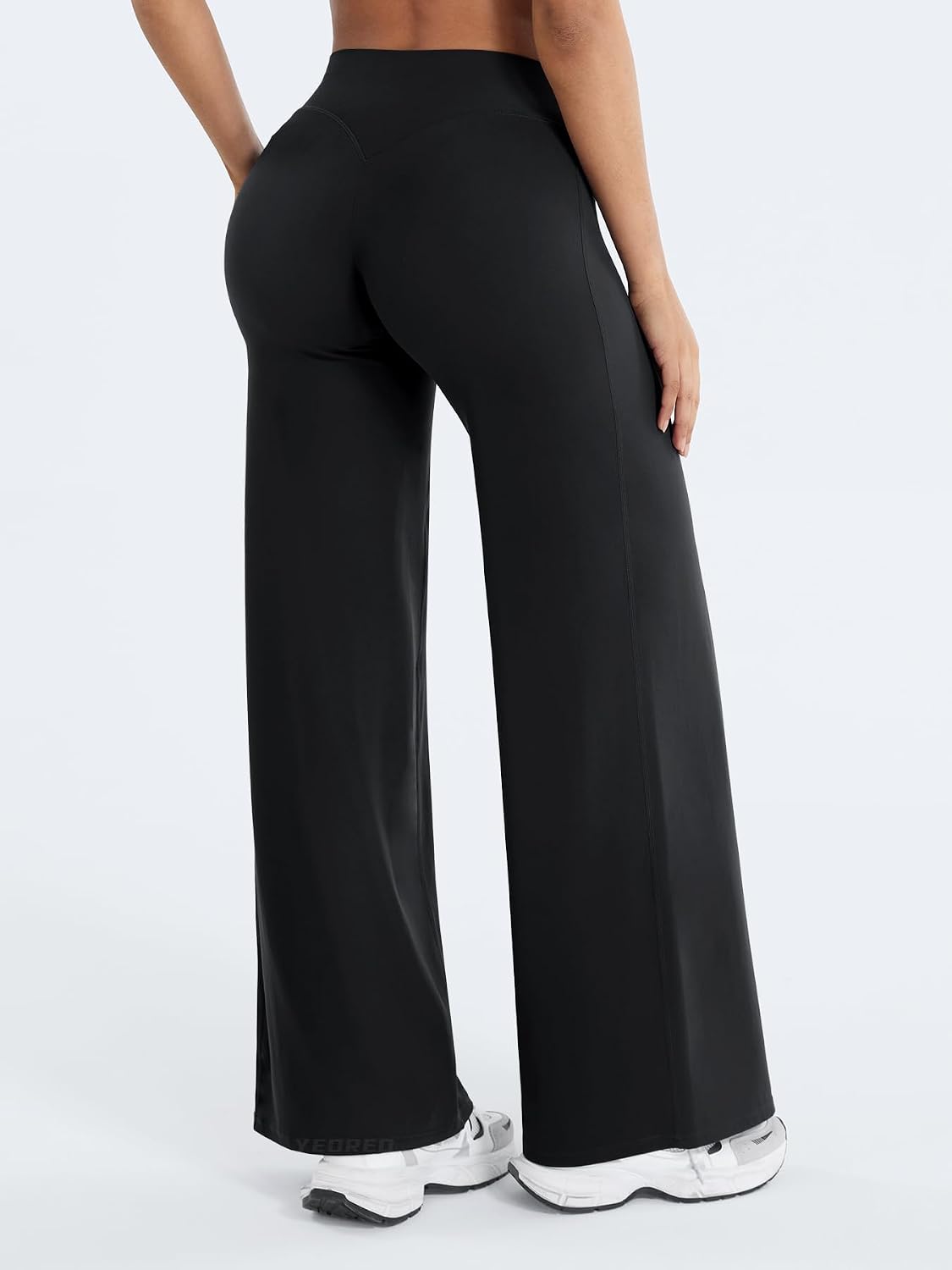 Detalle 2 de YEOREO Ease Low-Rise Straight-Leg Workout Leggings, 31.5"/33", No Front Seam