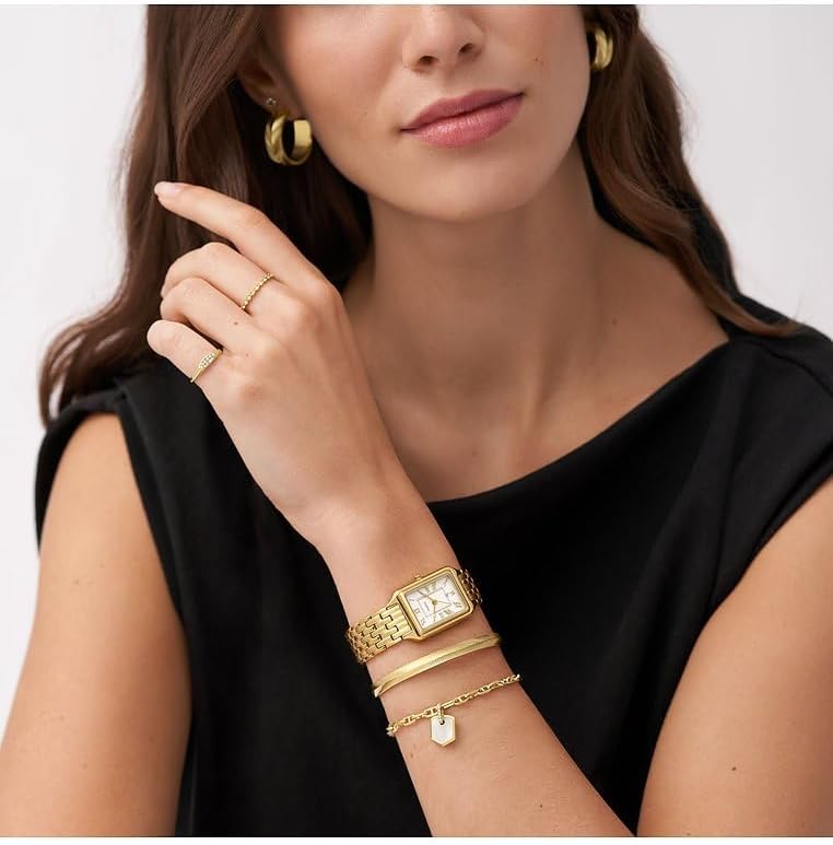 Detalle de Fossil Damenarmband Heritage Messing Kettenarmband