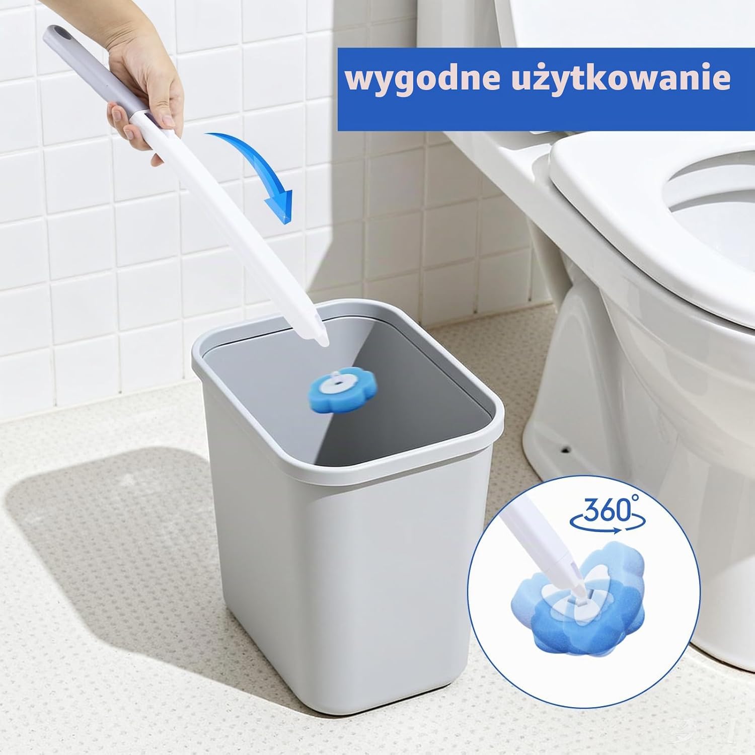 Detalle 1 de lompyeu MTSBT-LM – 90 gąbek do umywalki, wanny, mopa i basenu