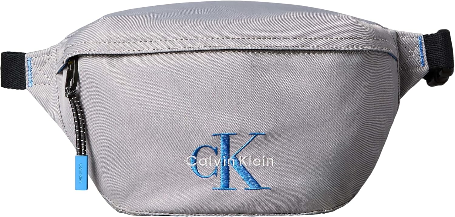 Detalle de Calvin Klein sac banane homme Bold avec logo monogramme brodé