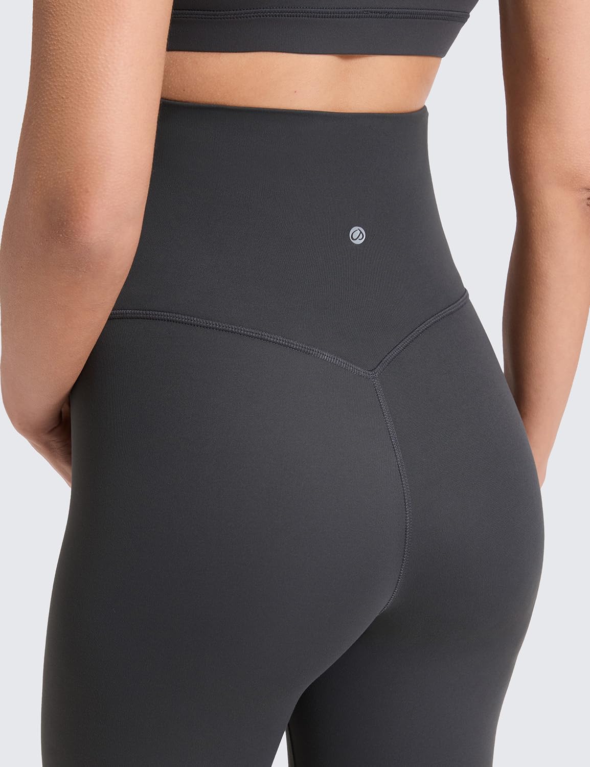 Detalle de CRZ YOGA Softretch maternità No Fronte Cucitura Leggings 64cm – Yoga Donna Gravidanza