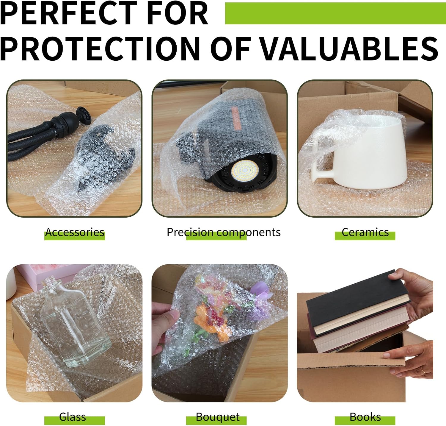 Thumbnail 5 de High-PQ 30x1000cm Lightweight Bubble Cushioning Wrap