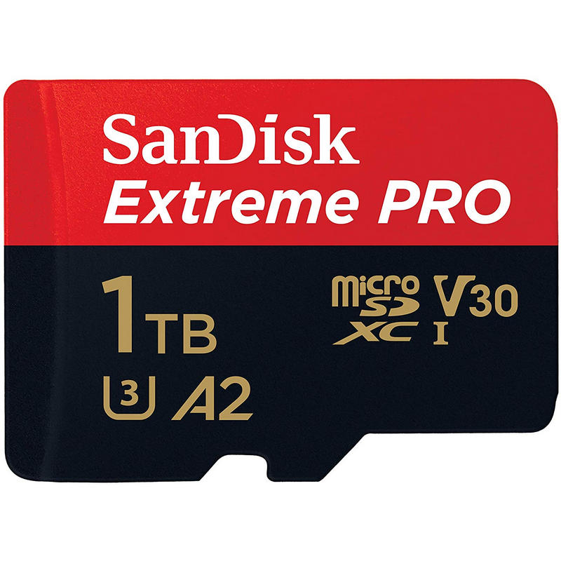 Detalle 2 de SanDisk Extreme Pro MicroSDXC 1TB: rendimiento extremo para móvil, acción y drones