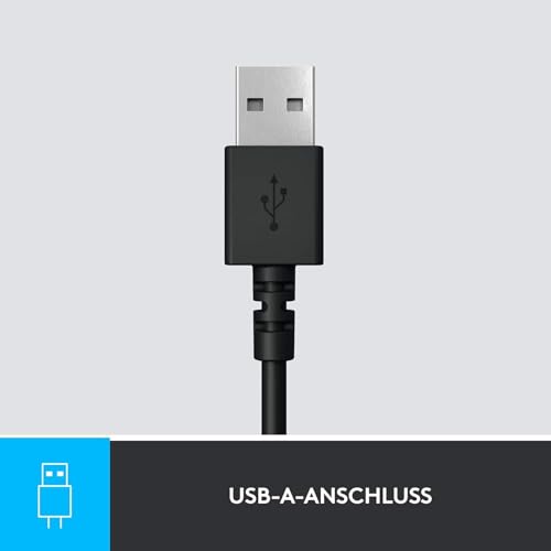 Detalle 2 de Logitech H390 Kopfhörer mit Mikrofon – USB-Headset für klare Gespräche und hohen Tragekomfort