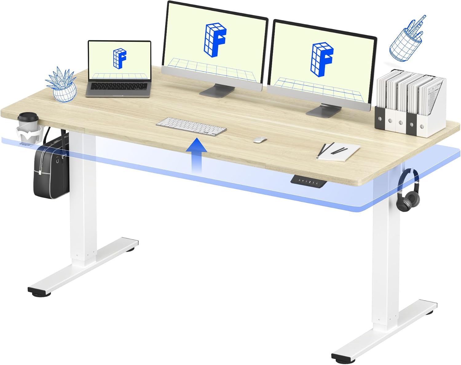 Detalle de FLEXISPOT Standing Desk, 63" x 32
