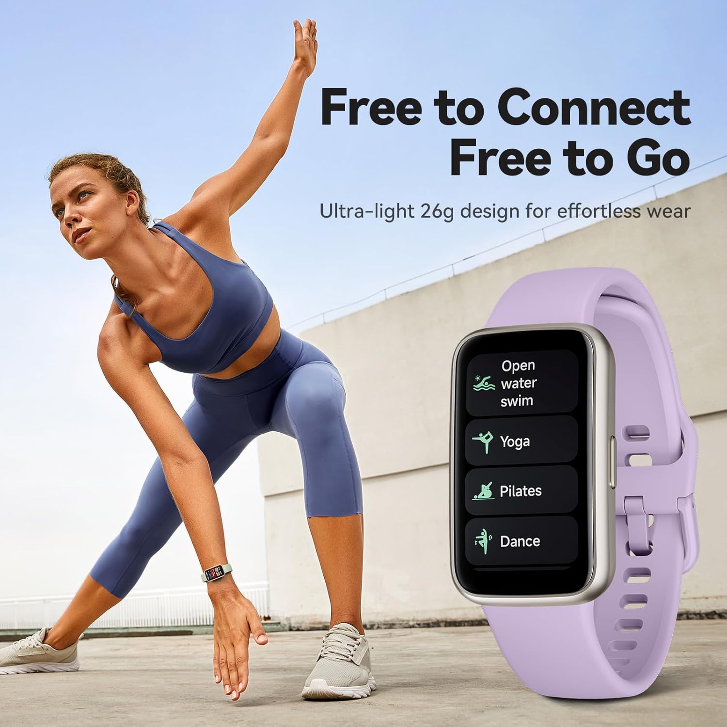 Thumbnail 1 de Enfit Smart Watch for Women & Men: Slim 1.47" Fitness Tracker with Bluetooth Call and 100+ Sports Modes