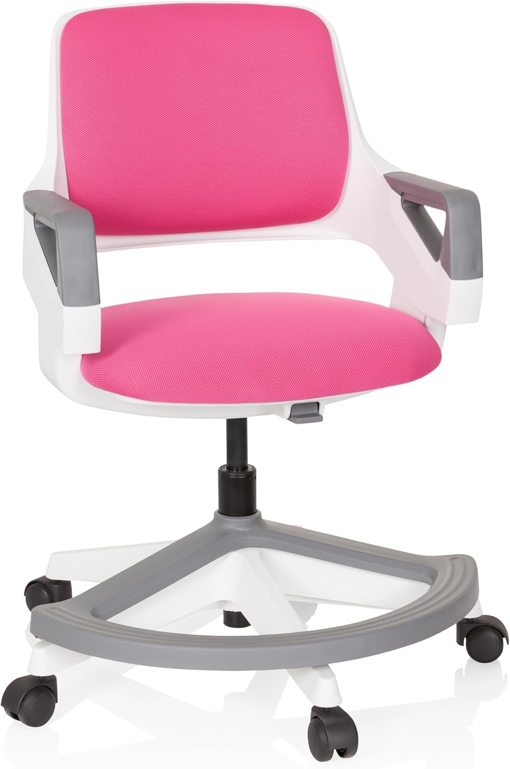 Detalle de HJH Office 640480 Sedia da Ufficio Girevole per Bambini KID FLEX: comfort e regolazioni per crescere con loro