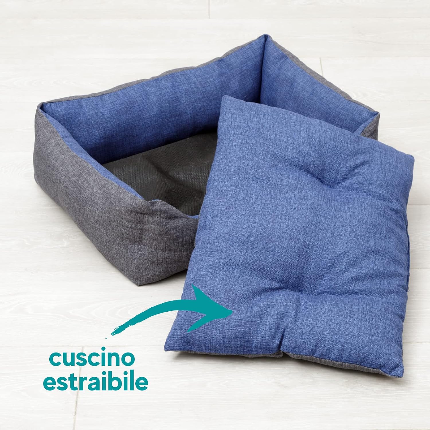 Detalle 1 de Baroni Home cuccia per cane tessuto L 70x85