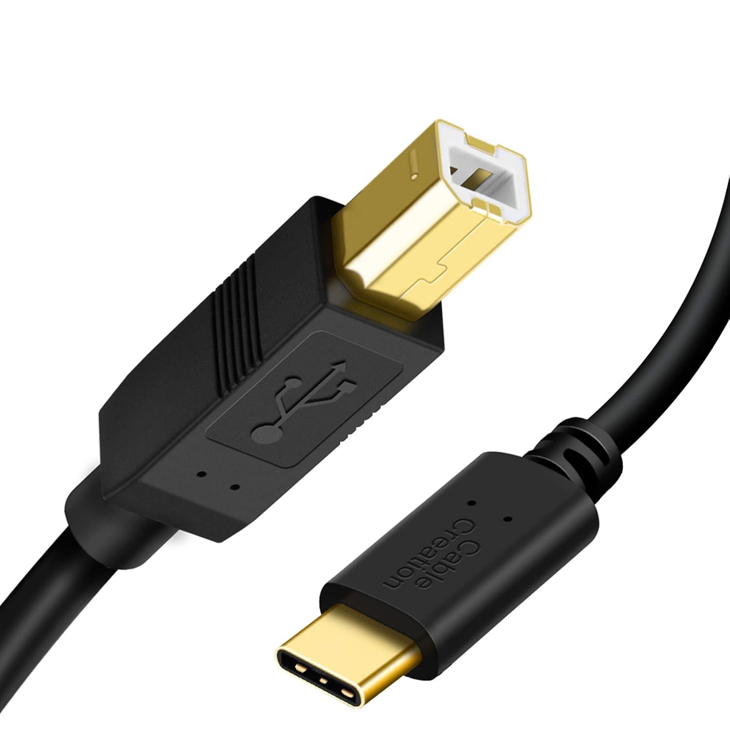 Detalle de CableCreation USB B to USB C 2M