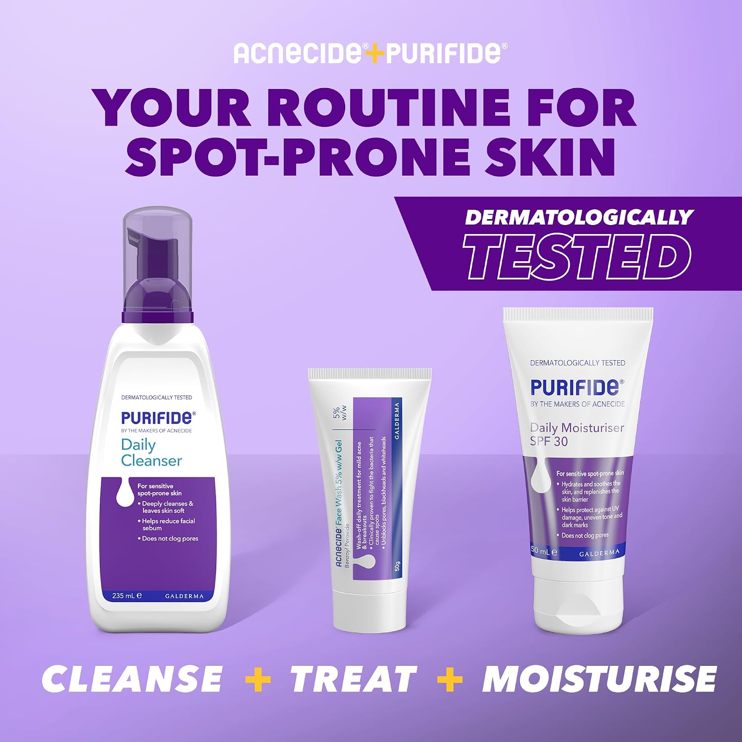 Thumbnail 5 de Acnecide Face Wash Gel 5% Benzoyl Peroxide 50g