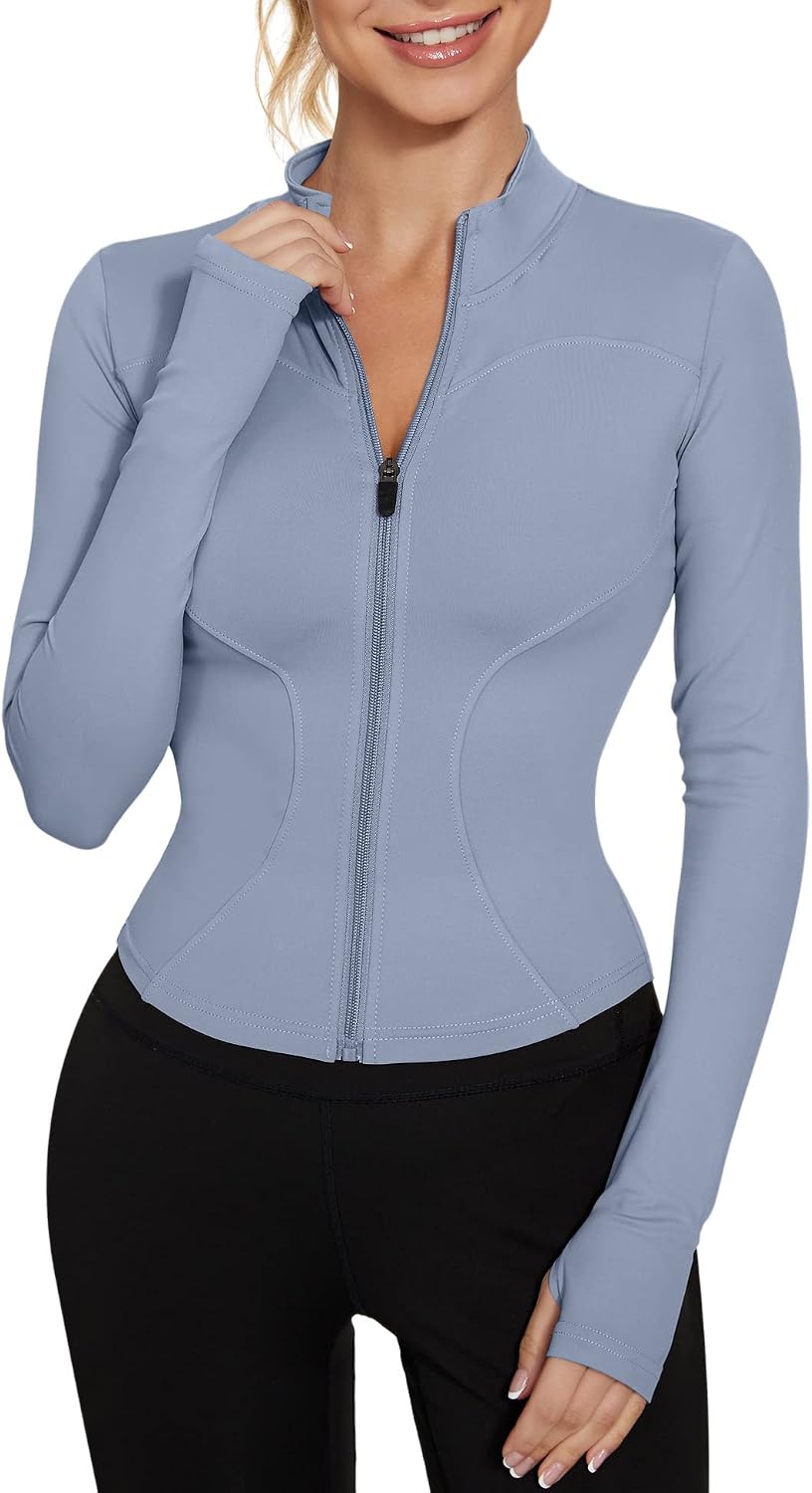 Thumbnail 6 de LUYAA Women's Workout Jacket Lightweight Zip-Up Slim Fit