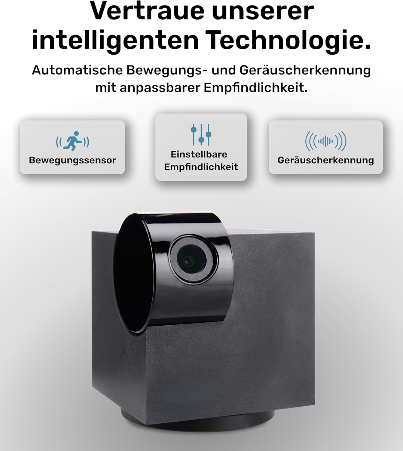 Detalle 2 de PetTec Cam 360° 2er Set – Haustierkamera mit App, 360°-Schwenk, Nachtsicht und Zwei-Wege-Audio