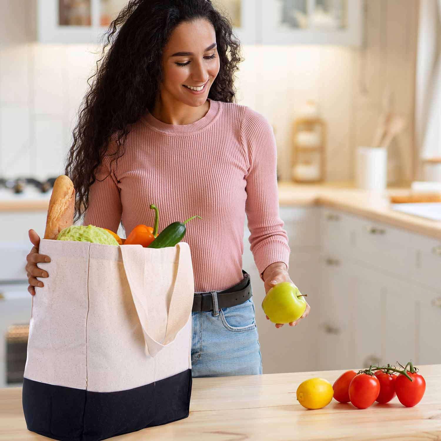 Thumbnail 1 de GOODS+GADGETS Shopper Sac en coton XXL – polyvalent et robuste pour courses et usage quotidien