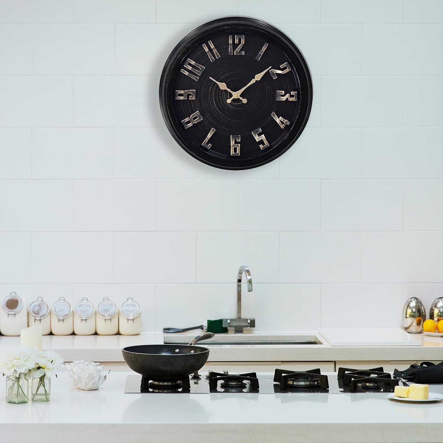 Thumbnail 5 de DIYZON Country Style 16 Inch Wall Clock