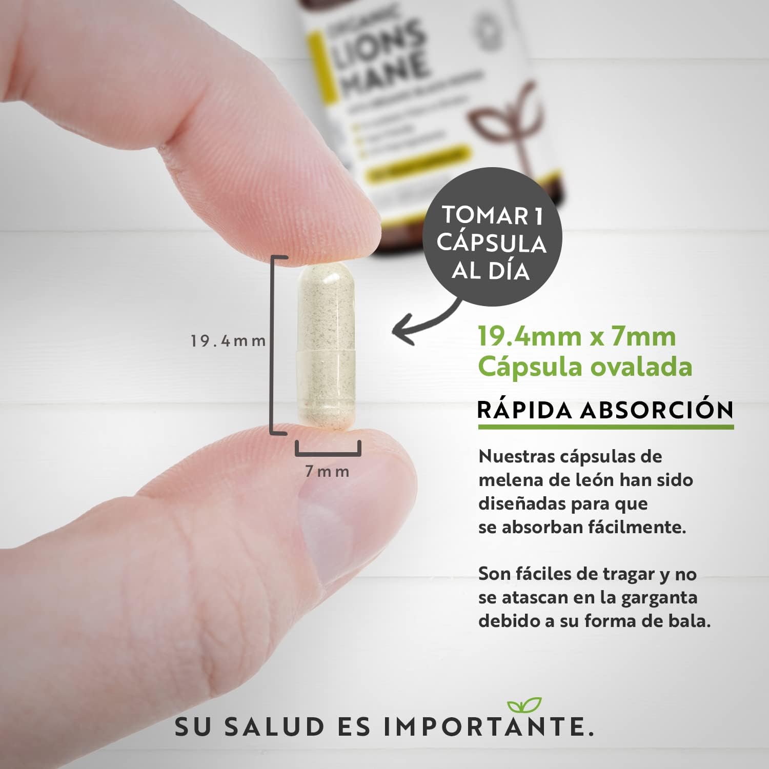 Thumbnail 4 de Nutravita 120 cápsulas Melena de León 1500 mg