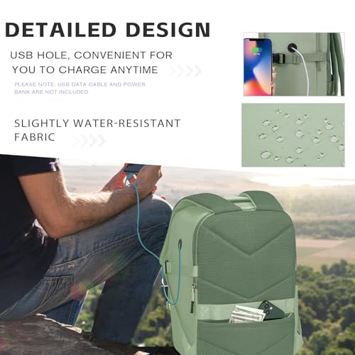 Thumbnail 4 de Mochila Hayayu para Ryanair 40x30x20 (cabin bag) con bolsillo antirrobo y puerto USB