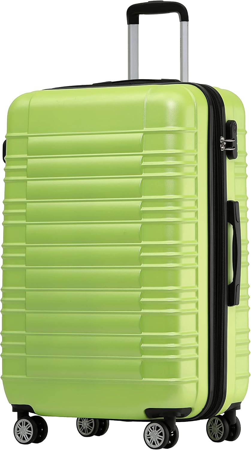 Detalle de BEIBYE Reisekoffer 2088 Hartschalekoffer – 55 x 39 x 23 cm, 2,8 kg, 45 L, 360° Zwillingsrollen, expandierbar