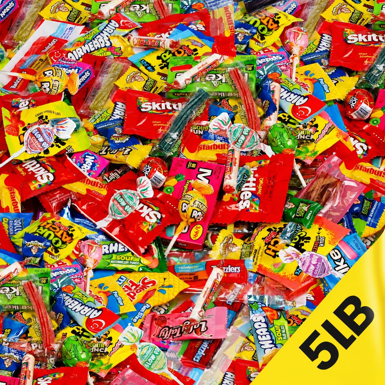Detalle de Jumblet Halloween Candy Variety Pack, 5 lb Individually Wrapped Fruity Candy