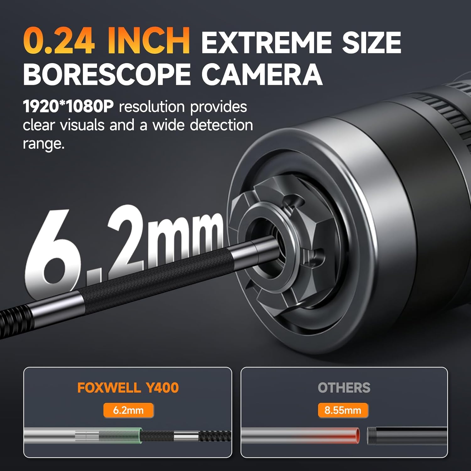 Thumbnail 2 de FOXWELL Y400 6.2mm Articulating Endoscope 1.6m