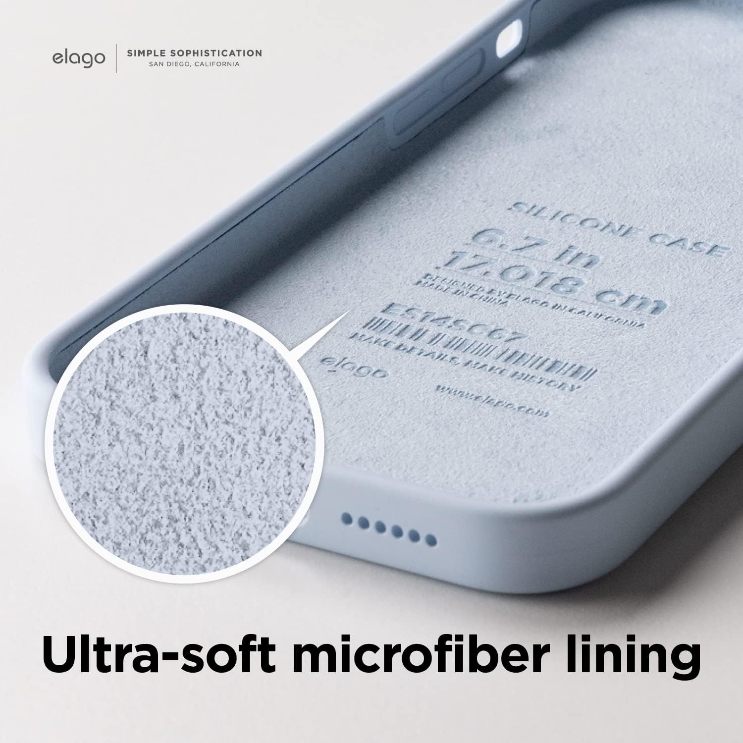 Thumbnail 6 de elago Liquid Silicone Case for iPhone 14 Plus (6.7") – light blue 4-layer full-body shockproof cover