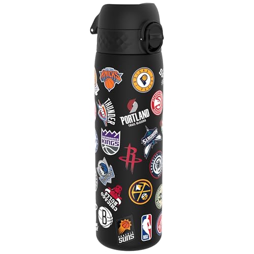 Detalle de Ion8 NBA Gourde 500 ml – Équipes Multiples, Anti-Fuite, Facile à Ouvrir