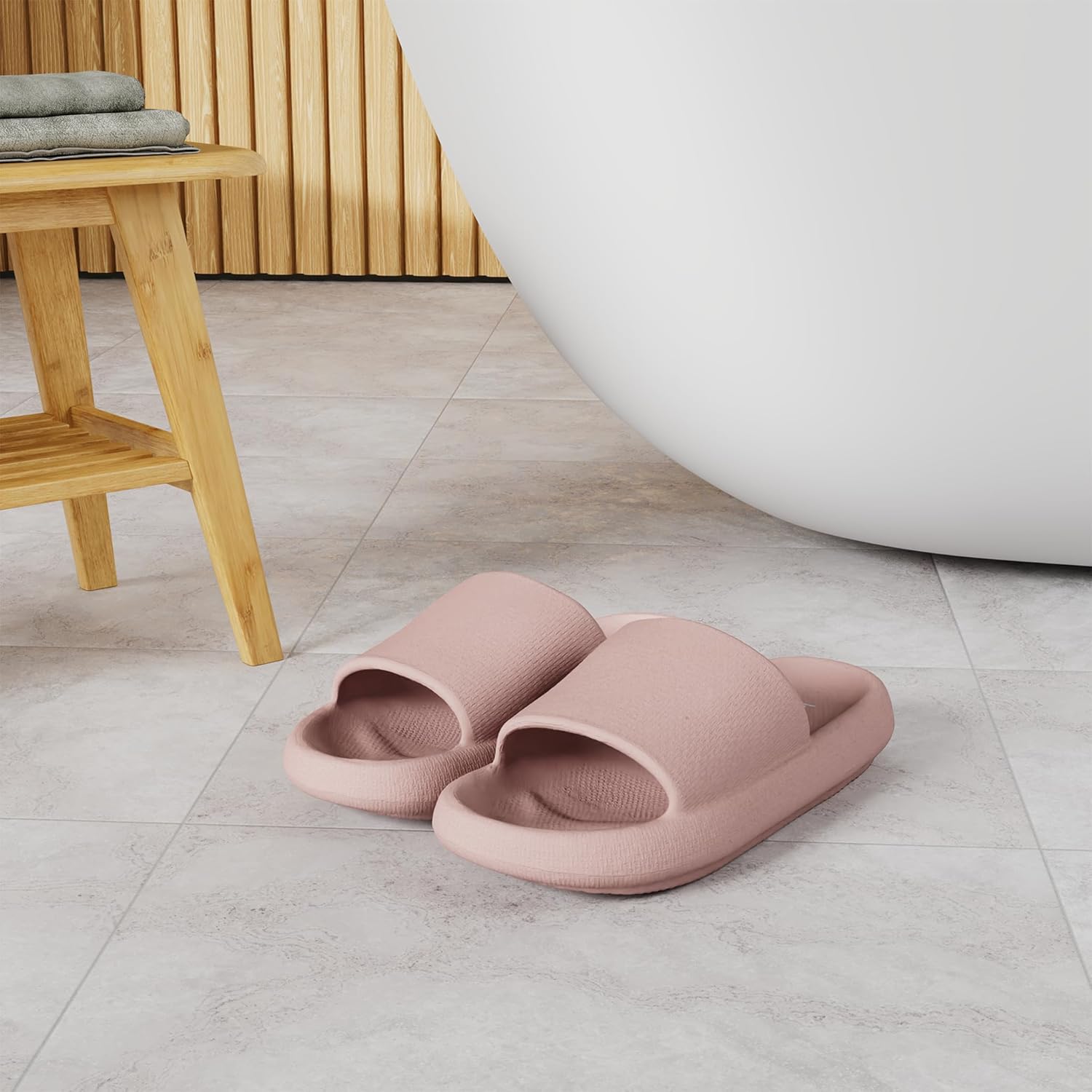 Thumbnail 2 de JOOMRA Pillow Slippers for Women and Men: Non-Slip Quick Drying Shower Slides