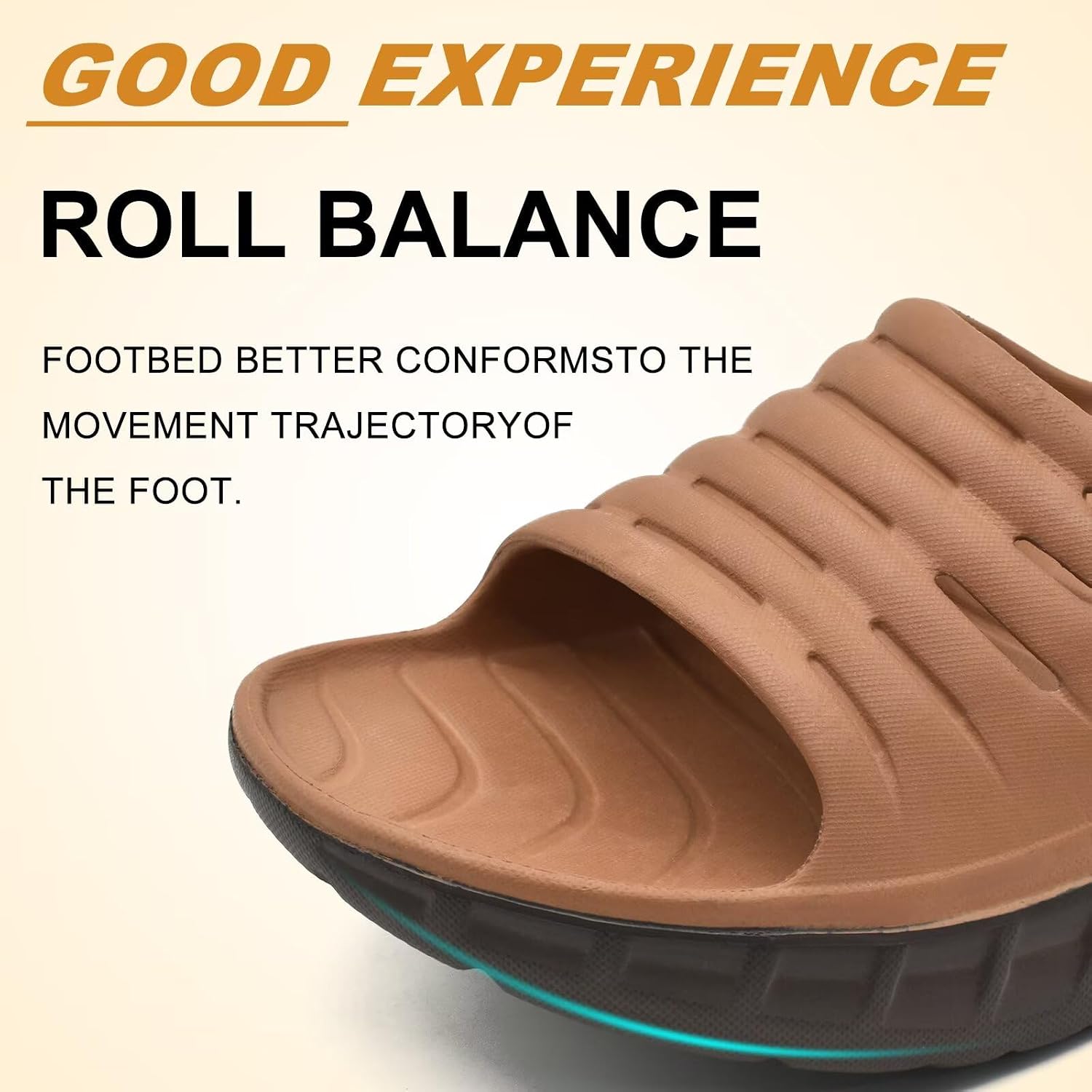 Detalle 2 de KuaiLu Recovery Sandals Orthotic Slides 1️⃣