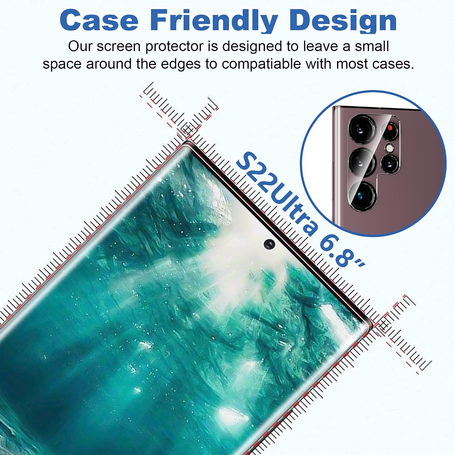 Thumbnail 6 de Arshek Galaxy S22 Ultra Screen Protector