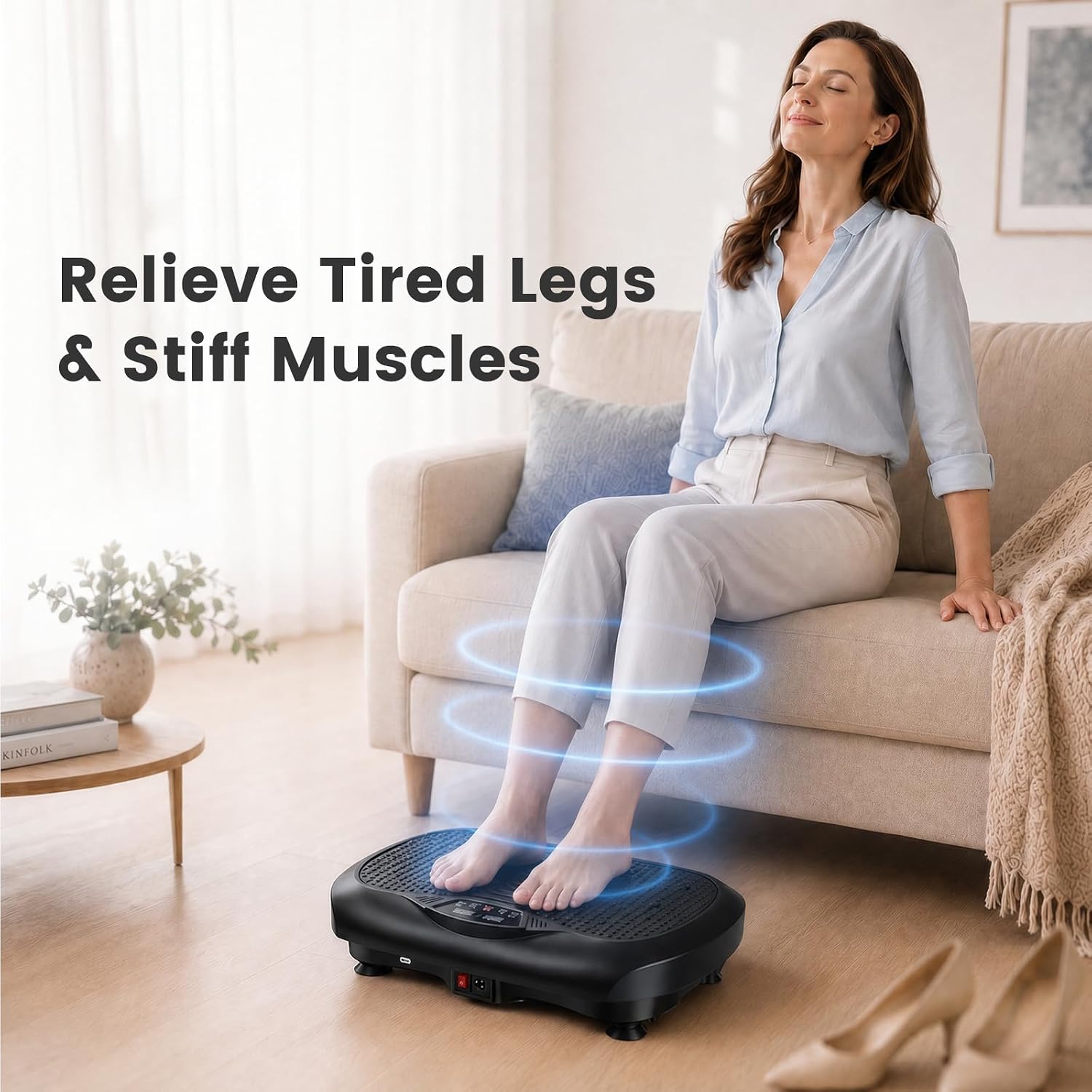 Detalle 2 de Natini Vibration Plate Exercise Machine 330 lb
