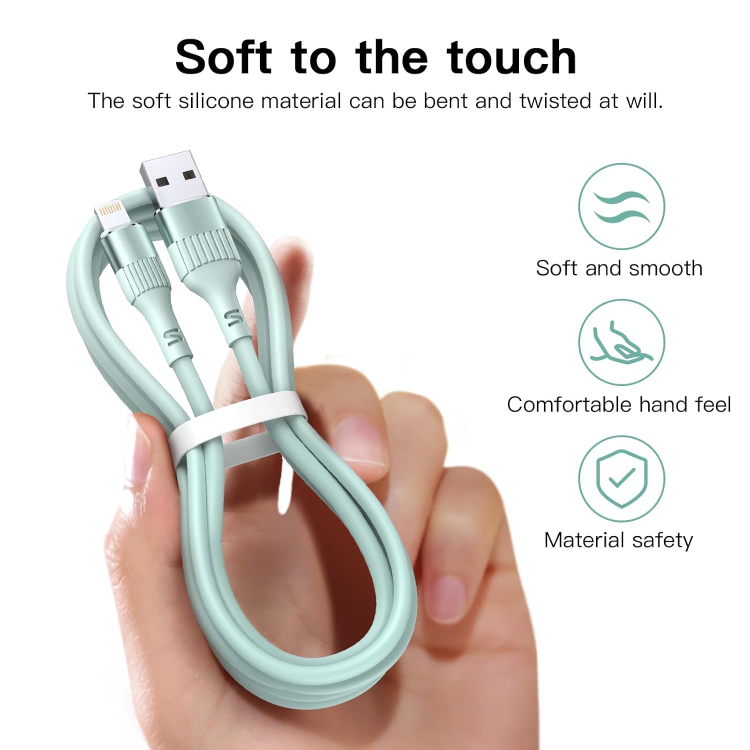 Thumbnail 2 de Ankoda iPhone Charger Cable 4Pack 3ft