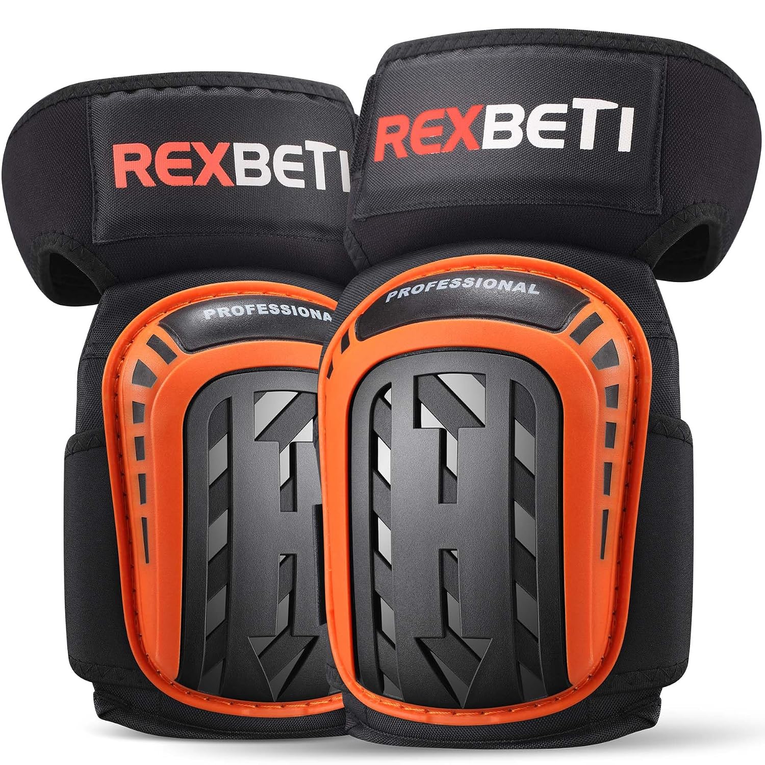 Detalle de REXBETI Anti-Slip Construction Knee Pads with Gel and Foam Cushioning