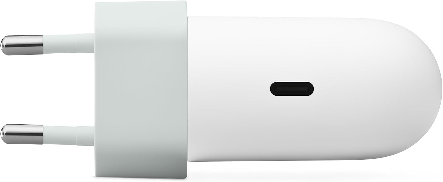 Thumbnail 1 de Cargador USB-C de 45 W de Google - Cargador de teléfono Pixel de Carga rápida - Compatible con los Productos de Creado por Google y Otros Dispositivos USB-C® - Nieve