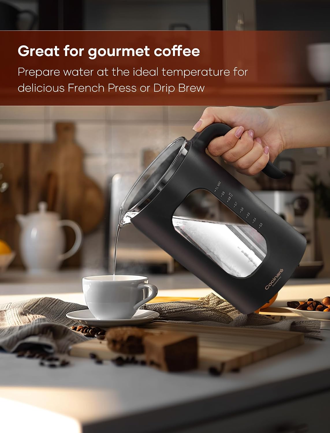 Thumbnail 4 de INTASTING Glass Electric Kettle 1 L 🍵
