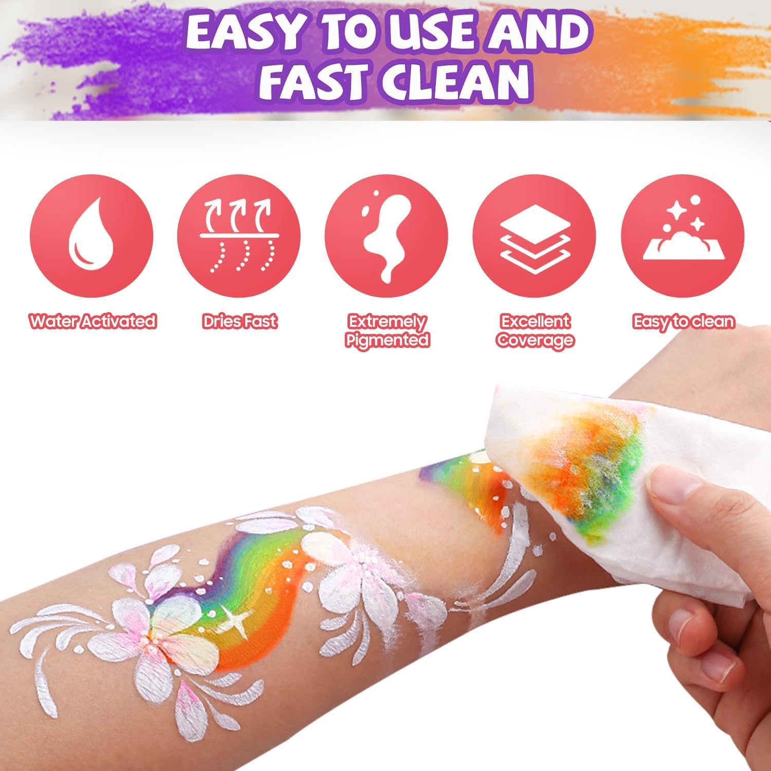 Thumbnail 5 de Kinderschminke Set 42 Farben Schminkpalette