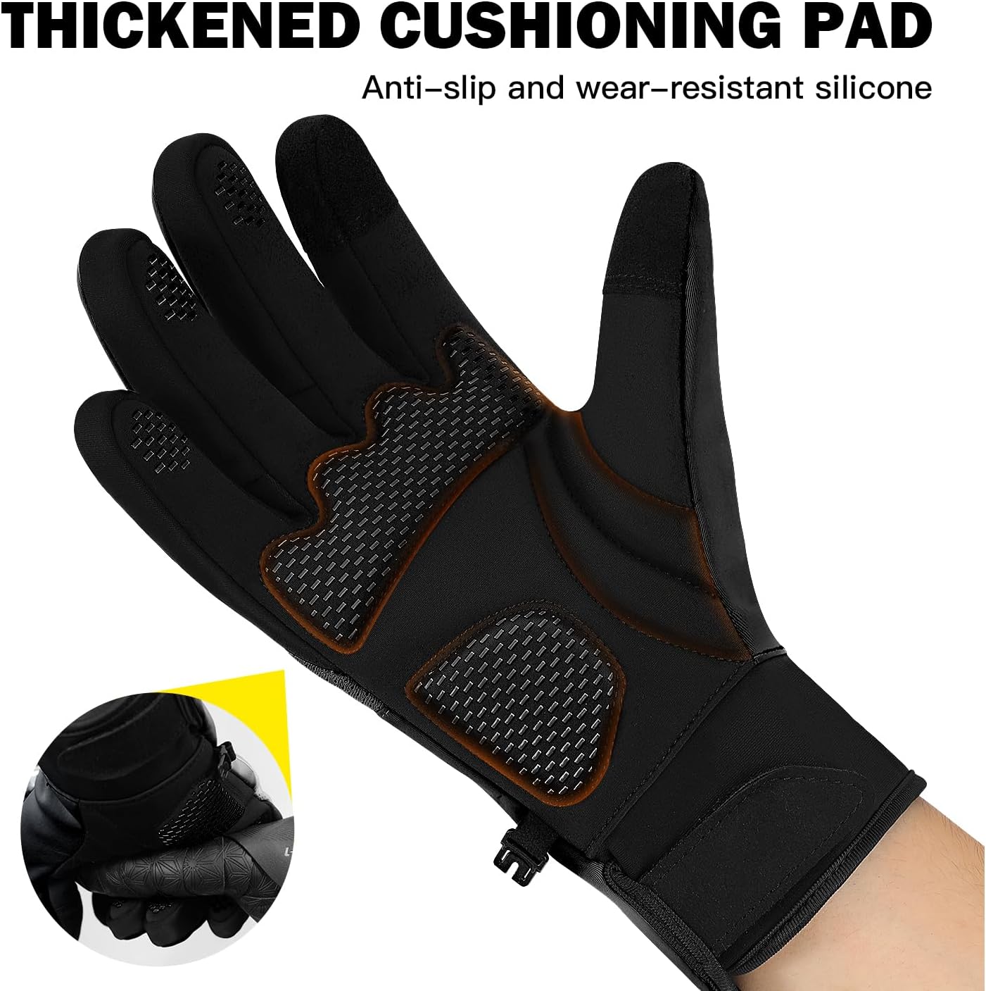 Thumbnail 4 de Vilico Winterhandschuhe Herren wasserdicht Touchscreen