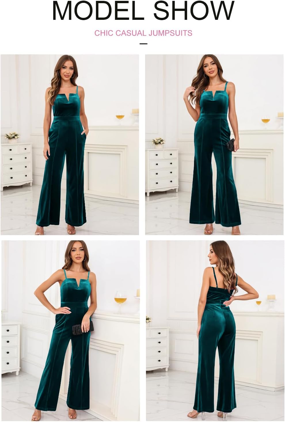 Detalle de BLENCOT Women's Jumpsuit, Polyester-Elastane Blend