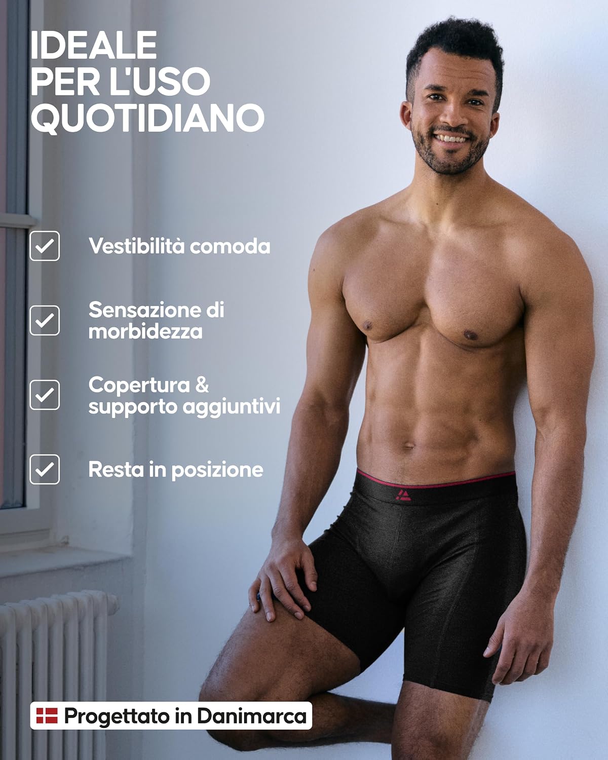 Detalle 1 de DANISH ENDURANCE Boxer Bamboo Lunghi 65% viscosa
