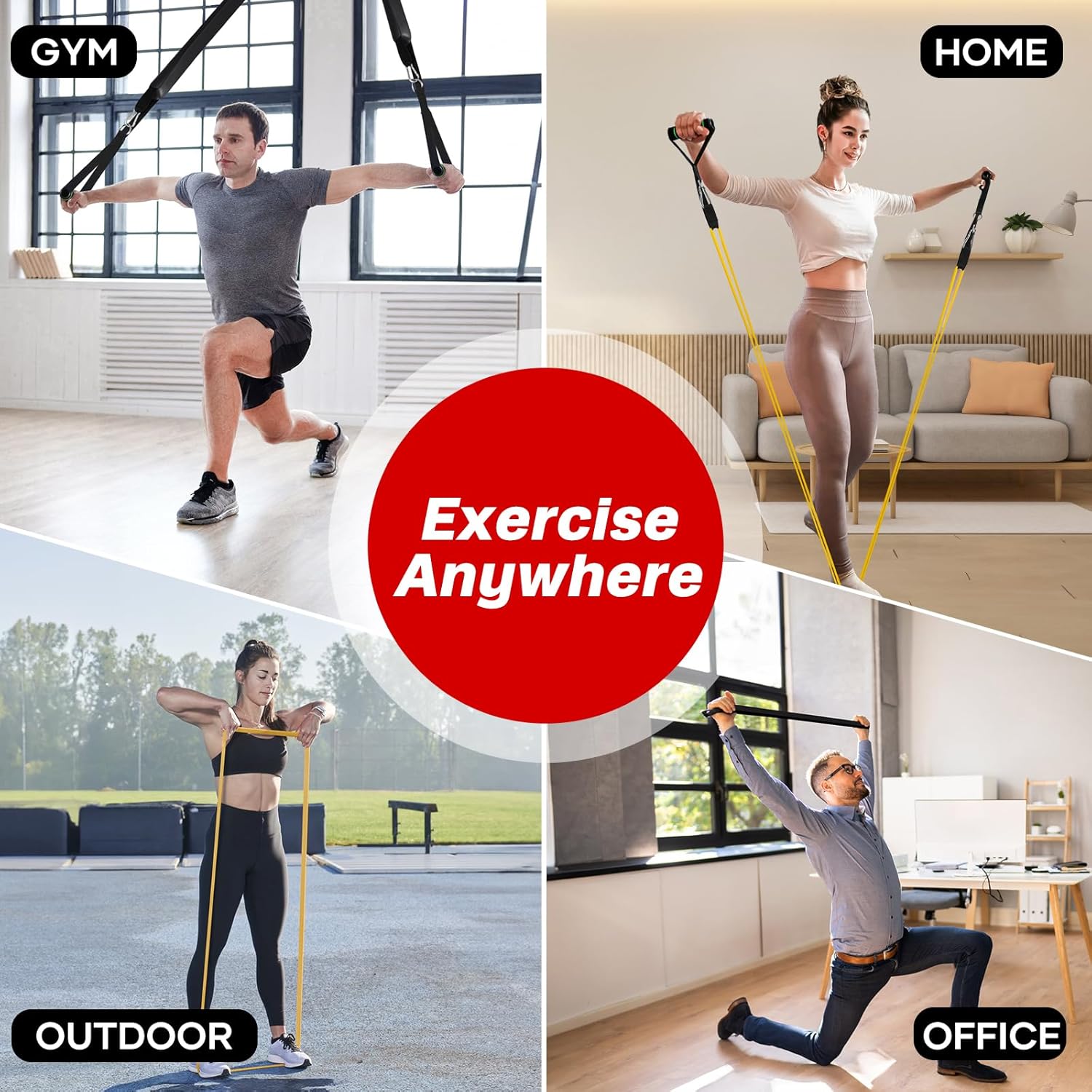 Thumbnail 3 de Fokky Fitnessbänder Set mit 3 Stärken