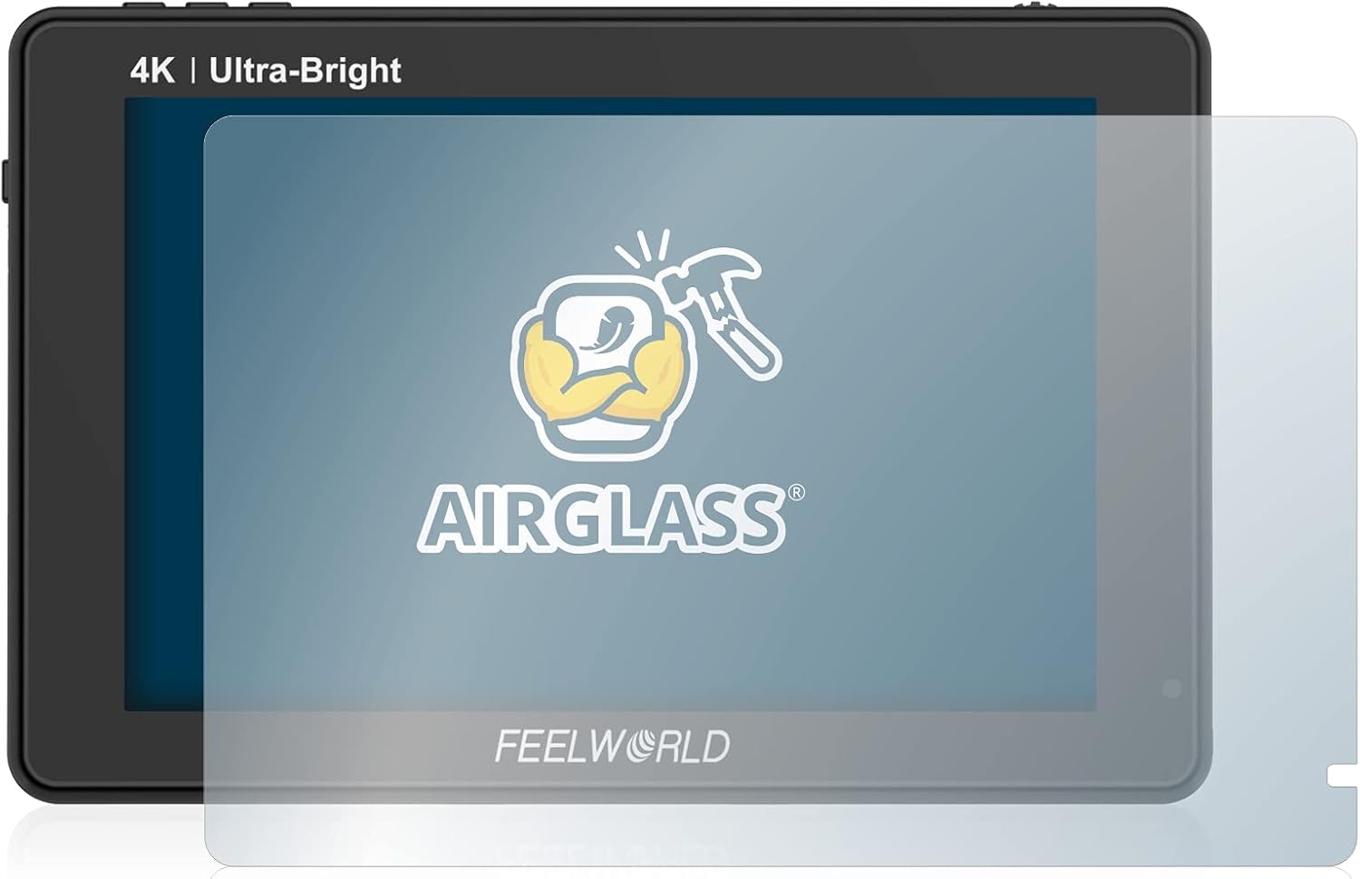 Detalle de brotect Pellicola Protettiva Vetro per Feelworld LUT7 7" – AirGlass 9H