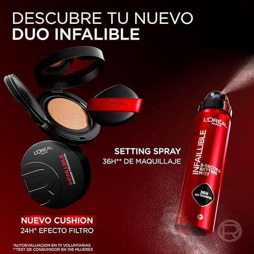 Thumbnail 8 de L’Oréal Paris Spray Fijador de Maquillaje Infaillible: fijación duradera, resistente al agua y acabado satinado