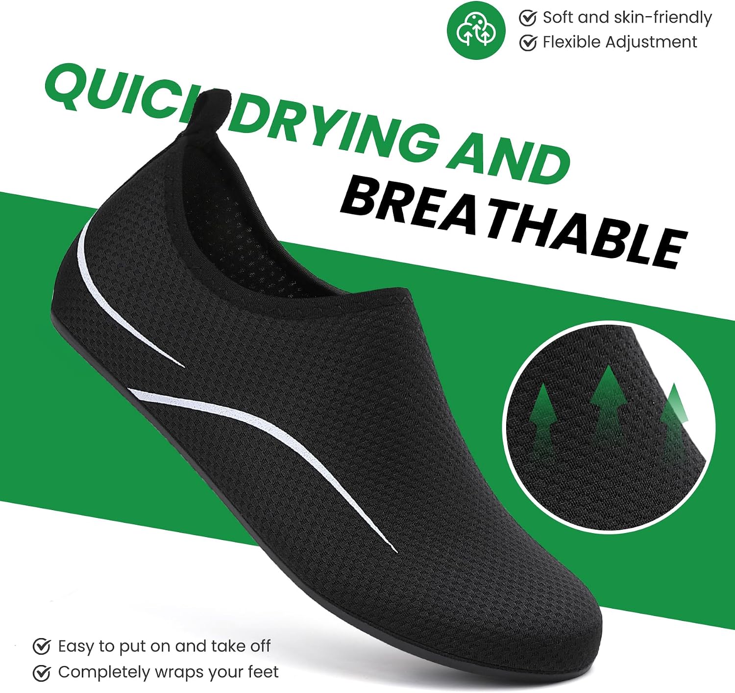 Thumbnail 6 de sportvibe Water Shoes Lightweight Quick-Dry