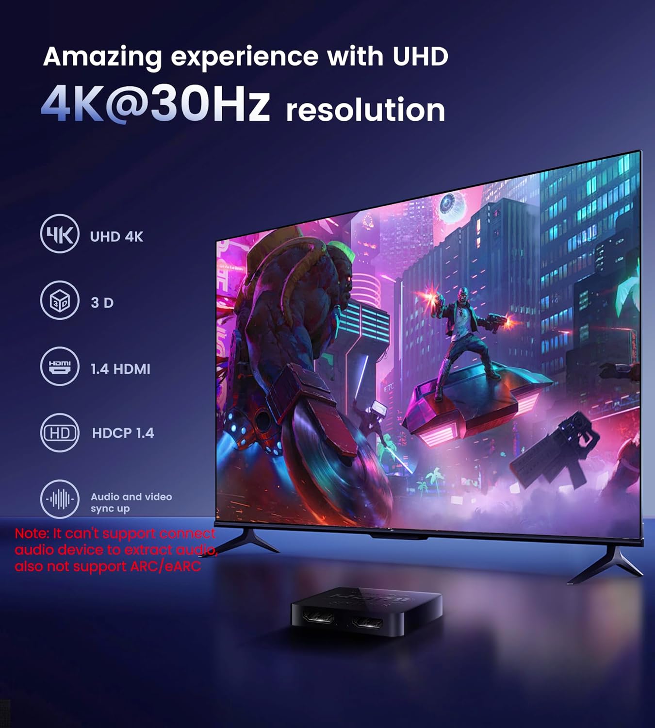 Thumbnail 4 de avedio links HDMI Splitter 1x2 4K 60Hz